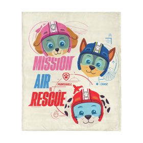 Paw Patrol Mission Air Rescue Silk Touch Throw Blanket 40 x 50 inches